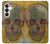 S3359 ヴィンセント・ヴァン・ゴッホ スカル Vincent Van Gogh Skull Samsung Galaxy S26 バックケース、フリップケース・カバー