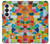 S3391 モザイクアートグラフィック Abstract Art Mosaic Tiles Graphic Samsung Galaxy S26 バックケース、フリップケース・カバー