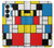 S3814 ピエトモンドリアン線画作曲 Piet Mondrian Line Art Composition Samsung Galaxy S26 バックケース、フリップケース・カバー