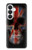 S3848 イギリスの旗の頭蓋骨 United Kingdom Flag Skull Samsung Galaxy S26 バックケース、フリップケース・カバー