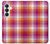 S3941 LGBT レズビアン プライド フラグ チェック柄 LGBT Lesbian Pride Flag Plaid Samsung Galaxy S26 バックケース、フリップケース・カバー