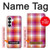 S3941 LGBT レズビアン プライド フラグ チェック柄 LGBT Lesbian Pride Flag Plaid Samsung Galaxy S26 バックケース、フリップケース・カバー