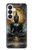 S3968 黒い仏陀 Black Buddha Samsung Galaxy S26 バックケース、フリップケース・カバー