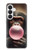 S3973 ピンクの風船ガムを吹くチンパンジー Chimpanzee Blowing Pink Bubblegum Samsung Galaxy S26 バックケース、フリップケース・カバー