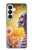 S3976 カラフルな骸骨 Colorful Skeleton Samsung Galaxy S26 バックケース、フリップケース・カバー