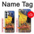 S0929 夜のカフェテラス フィンセント・ファン・ゴッホ Van Gogh Cafe Terrace Samsung Galaxy S26 Plus バックケース、フリップケース・カバー
