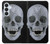 S1286 ダイヤモンドスカル Diamond Skull Samsung Galaxy S26 Plus バックケース、フリップケース・カバー