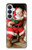 S1417 サンタクロースメリークリスマス Santa Claus Merry Xmas Samsung Galaxy S26 Plus バックケース、フリップケース・カバー