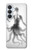 S1432 頭蓋骨のタコのX線 Skull Octopus X-ray Samsung Galaxy S26 Plus バックケース、フリップケース・カバー