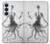 S1432 頭蓋骨のタコのX線 Skull Octopus X-ray Samsung Galaxy S26 Plus バックケース、フリップケース・カバー