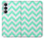 S1723 ミントシェブロンジグザグ Mint Chevron Zigzag Samsung Galaxy S26 Plus バックケース、フリップケース・カバー