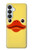 S1922 アヒルの顔 Duck Face Samsung Galaxy S26 Plus バックケース、フリップケース・カバー