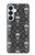 S2371 スカルヴィンテージモノクロのパターン Skull Vintage Monochrome Pattern Samsung Galaxy S26 Plus バックケース、フリップケース・カバー
