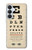 S2502 目の検査図ポスター Eye Exam Chart Decorative Decoupage Poster Samsung Galaxy S26 Plus バックケース、フリップケース・カバー