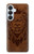 S2529 レオゾディアックタトゥーブラウングラフィック Leo Zodiac Tattoo Brown Graphic Print Samsung Galaxy S26 Plus バックケース、フリップケース・カバー