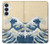 S2790 北斎 神奈川沖浪裏 Hokusai Under The Wave off Kanagawa Samsung Galaxy S26 Plus バックケース、フリップケース・カバー