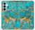 S2906 アクアターコイズ宝石グラフィックプリント Aqua Turquoise Stone Samsung Galaxy S26 Plus バックケース、フリップケース・カバー