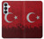 S2991 七面鳥サッカー Turkey Football Soccer Flag Samsung Galaxy S26 Plus バックケース、フリップケース・カバー