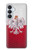 S3005 ポーランドサッカー Poland Football Soccer Flag Samsung Galaxy S26 Plus バックケース、フリップケース・カバー