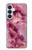 S3052 ピンクの大理石のグラフィックプリント Pink Marble Graphic Printed Samsung Galaxy S26 Plus バックケース、フリップケース・カバー
