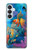 S3227 水中の世界の漫画 Underwater World Cartoon Samsung Galaxy S26 Plus バックケース、フリップケース・カバー