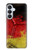 S3303 ドイツの旗ビンテージフットボールのグラフィック Germany Flag Vintage Football Graphic Samsung Galaxy S26 Plus バックケース、フリップケース・カバー