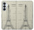 S3474 エッフェル建築図面 Eiffel Architectural Drawing Samsung Galaxy S26 Plus バックケース、フリップケース・カバー
