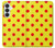 S3526 赤い水玉 Red Spot Polka Dot Samsung Galaxy S26 Plus バックケース、フリップケース・カバー
