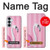 S3805 フラミンゴピンクパステル Flamingo Pink Pastel Samsung Galaxy S26 Plus バックケース、フリップケース・カバー
