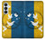 S3857 平和鳩 ウクライナの旗 Peace Dove Ukraine Flag Samsung Galaxy S26 Plus バックケース、フリップケース・カバー