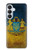 S3858 ウクライナ ヴィンテージ旗 Ukraine Vintage Flag Samsung Galaxy S26 Plus バックケース、フリップケース・カバー