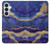 S3906 ネイビー ブルー パープル マーブル Navy Blue Purple Marble Samsung Galaxy S26 Plus バックケース、フリップケース・カバー