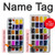 S3956 水彩パレットボックスグラフィック Watercolor Palette Box Graphic Samsung Galaxy S26 Plus バックケース、フリップケース・カバー