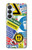 S3960 安全標識ステッカー コラージュ Safety Signs Sticker Collage Samsung Galaxy S26 Plus バックケース、フリップケース・カバー