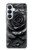 S3969 黒いバラの力強い筆遣い Black Rose Hard Brush Stroke Samsung Galaxy S26 Plus バックケース、フリップケース・カバー