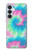 S4033 パステルカラーのタイダイ染め Pastel Color Tie Dye Samsung Galaxy S26 Plus バックケース、フリップケース・カバー