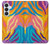 S4037 カラフルなシマウマ柄 Colorful Zebra Pattern Samsung Galaxy S26 Plus バックケース、フリップケース・カバー