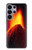 S0745 火山の溶岩 Volcano Lava Samsung Galaxy S26 Ultra バックケース、フリップケース・カバー