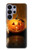 S1083 南瓜 蜘蛛 蝋燭 ハロウィーン Pumpkin Spider Candles Halloween Samsung Galaxy S26 Ultra バックケース、フリップケース・カバー