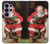 S1417 サンタクロースメリークリスマス Santa Claus Merry Xmas Samsung Galaxy S26 Ultra バックケース、フリップケース・カバー