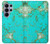 S2377 ターコイズの宝石用原石のグラフィックプリント Turquoise Gemstone Texture Graphic Printed Samsung Galaxy S26 Ultra バックケース、フリップケース・カバー