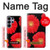 S2478 赤デイジーの花 Red Daisy flower Samsung Galaxy S26 Ultra バックケース、フリップケース・カバー