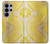 S2713 黄蛇の皮膚 グラフィックプリント Yellow Snake Skin Graphic Printed Samsung Galaxy S26 Ultra バックケース、フリップケース・カバー
