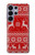 S2835 クリスマス トナカイ パターン Christmas Reindeer Knitted Pattern Samsung Galaxy S26 Ultra バックケース、フリップケース・カバー