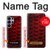 S2879 レッドアロワナのスケール Red Arowana Fish Scale Samsung Galaxy S26 Ultra バックケース、フリップケース・カバー