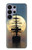 S2897 海賊船 ムーン・ナイト Pirate Ship Moon Night Samsung Galaxy S26 Ultra バックケース、フリップケース・カバー