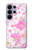 S3036 ピンクフラワーフローラ Pink Sweet Flower Flora Samsung Galaxy S26 Ultra バックケース、フリップケース・カバー