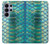 S3414 緑のヘビの鱗 グラフィックプリント Green Snake Scale Graphic Print Samsung Galaxy S26 Ultra バックケース、フリップケース・カバー