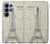 S3474 エッフェル建築図面 Eiffel Architectural Drawing Samsung Galaxy S26 Ultra バックケース、フリップケース・カバー