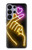 S3512 かわいいミニハート Cute Mini Heart Neon Graphic Samsung Galaxy S26 Ultra バックケース、フリップケース・カバー